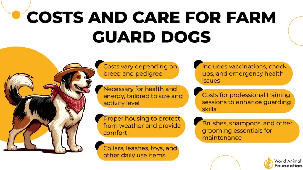 Costs and Care for Farm Guard Dogs