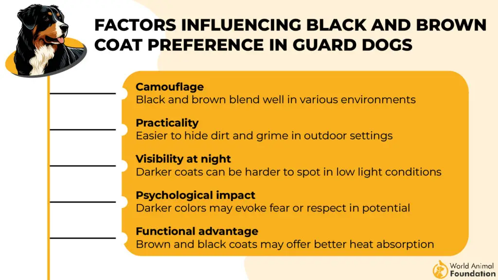 Factors Influencing Black and Brown Coat Preference in Guard Dog