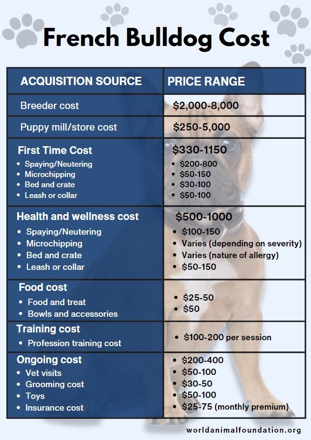 French Bulldog Cost