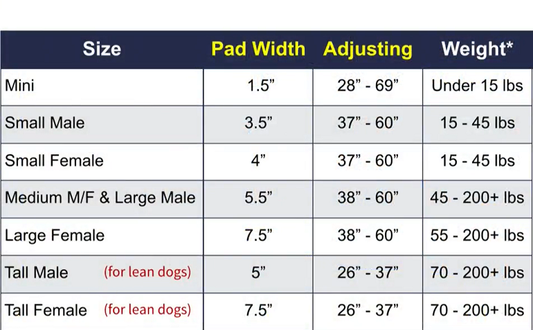 how to measure a dog for a harness