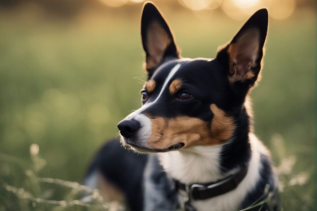 dog with pointy ears