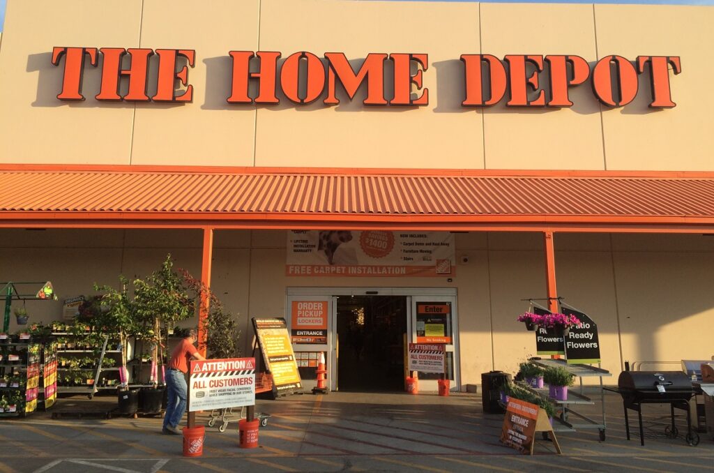  is at home depot store dog friendly