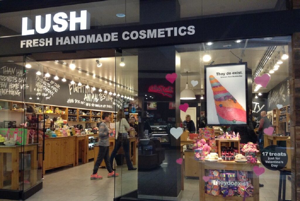 Lush cosmetics