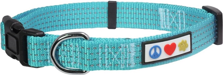 1730945721 892 Pawtitas Nylon Reflective Dog Collar review