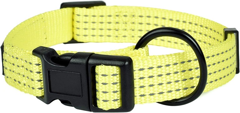 1730945722 3 Mile High Life Night Reflective Dog Collar review