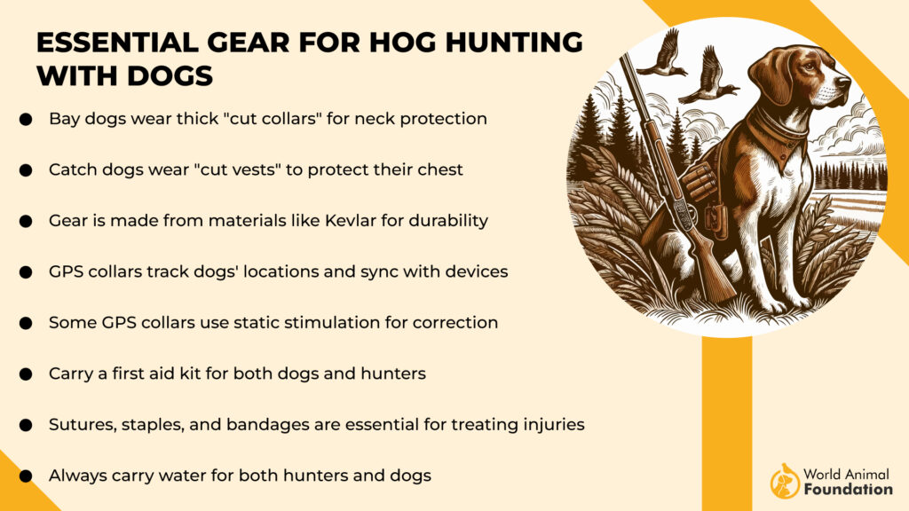 Essential Gear for Hog Hunting with Dogs