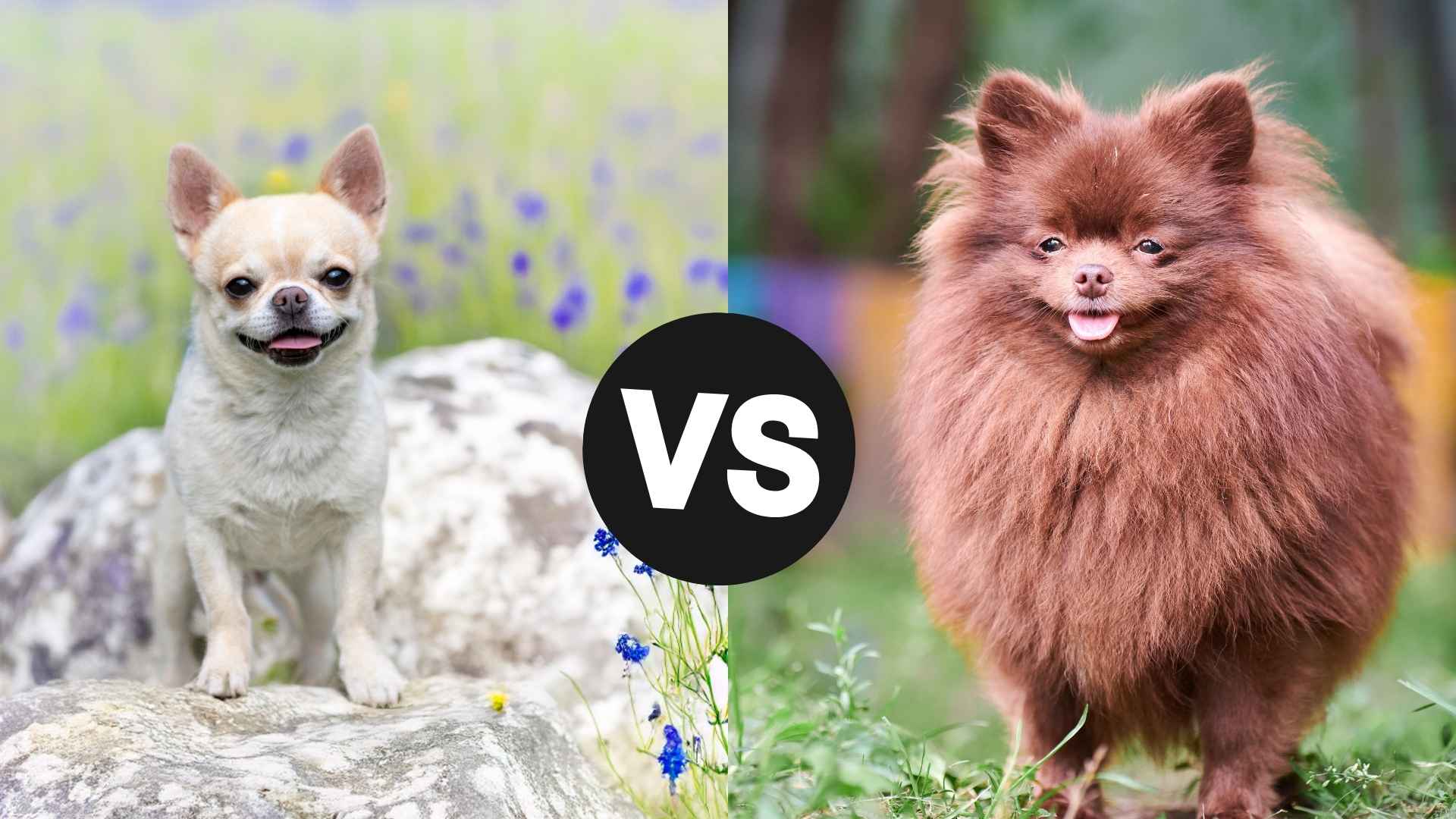 Chihuahua vs. Pomeranian 1