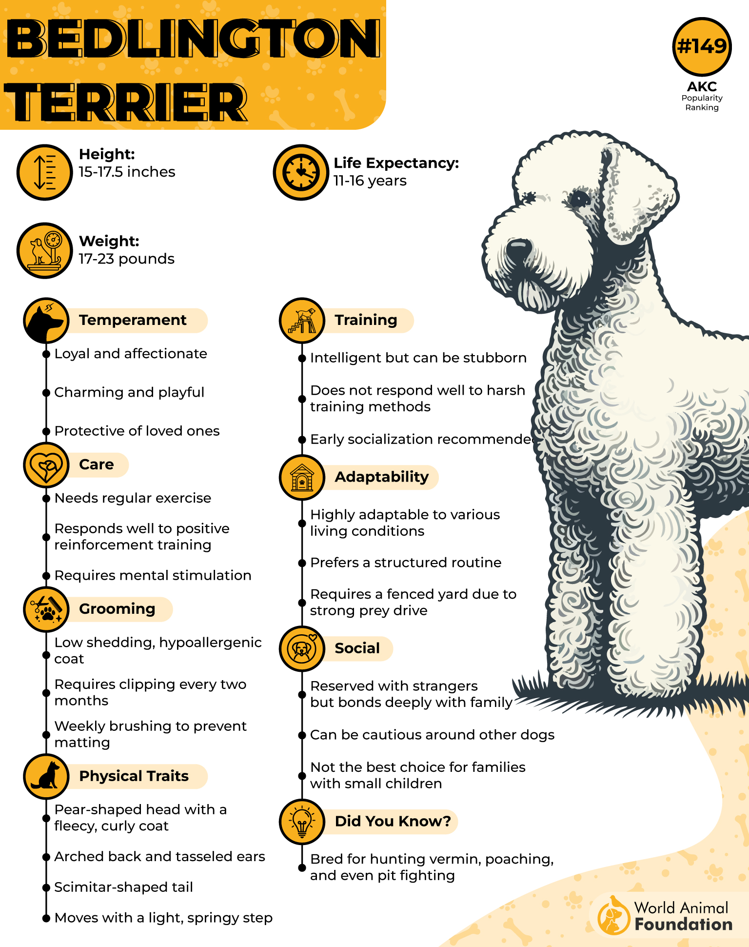 Bedlington Terrier Profile