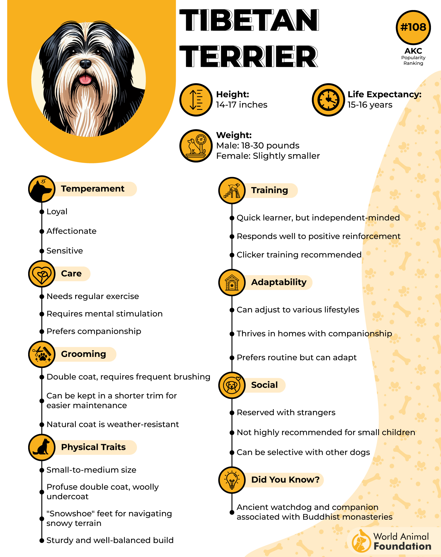 Tibetan Terrier Profile